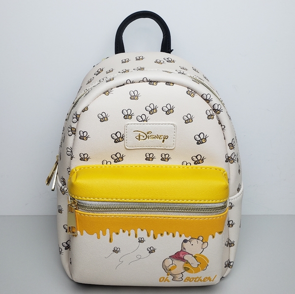 Loungefly Pooh Bees & Honey Backpack & Cardholder - Picture 4 of 8